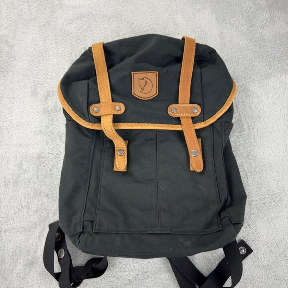 Fjällräven Rucksack No 21 Medium Backpack Navy / Brown - Picture 1 of 16